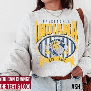 Indiana 1967 Sweatshirt, Indiana Basketball, Style Indiana Pacers